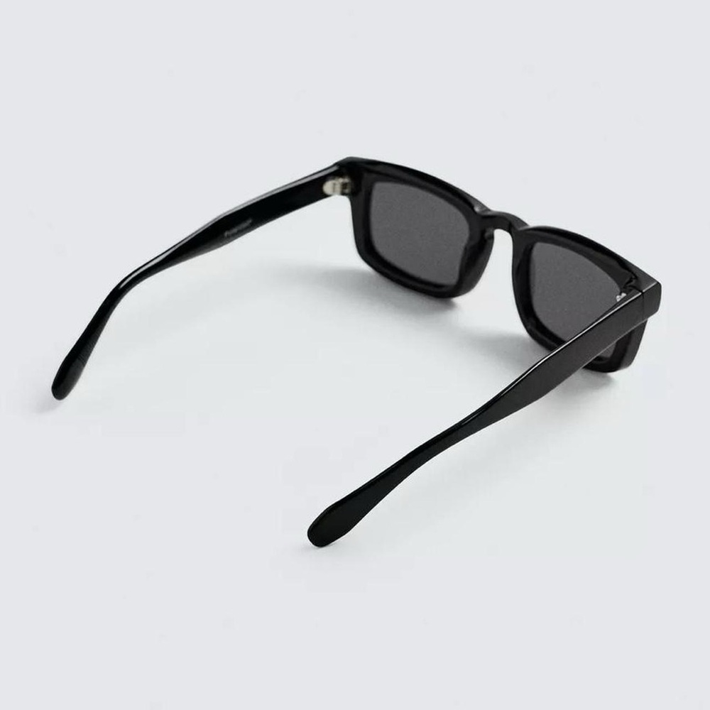 Zara Black Rectangular Sunglasses - image 4